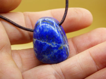 LapisLazuli~ Edelstein Kette blau ~HIPPIE ~GOA ~Boho ~Ethno ~Nature ~Heilstein - Art of Nature Berlin