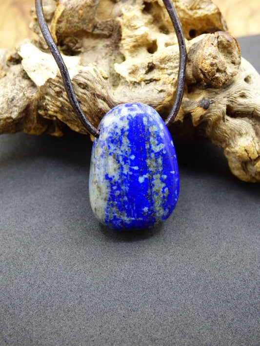 LapisLazuli~ Edelstein Kette blau ~HIPPIE ~GOA ~Boho ~Ethno ~Nature ~Heilstein - Art of Nature Berlin