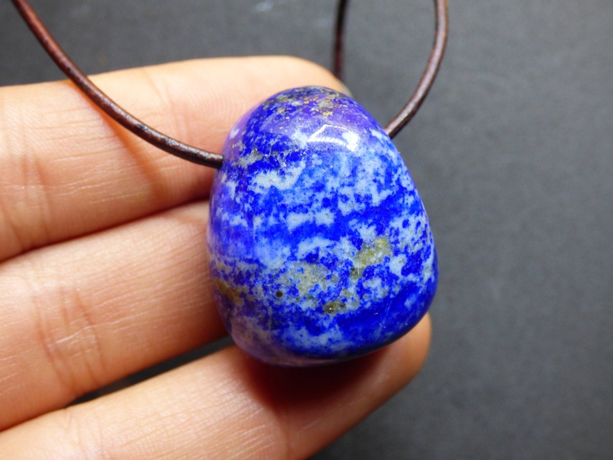 LapisLazuli~ Edelstein Kette blau ~HIPPIE ~GOA ~Boho ~Ethno ~Nature ~Heilstein - Art of Nature Berlin