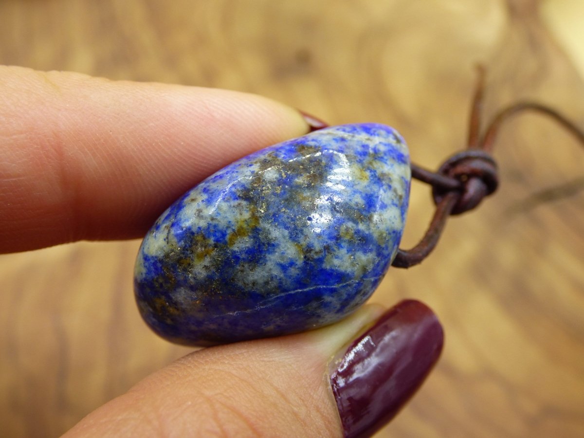 LapisLazuli~ Edelstein Kette blau ~HIPPIE ~GOA ~Boho ~Ethno ~Nature ~Heilstein - Art of Nature Berlin