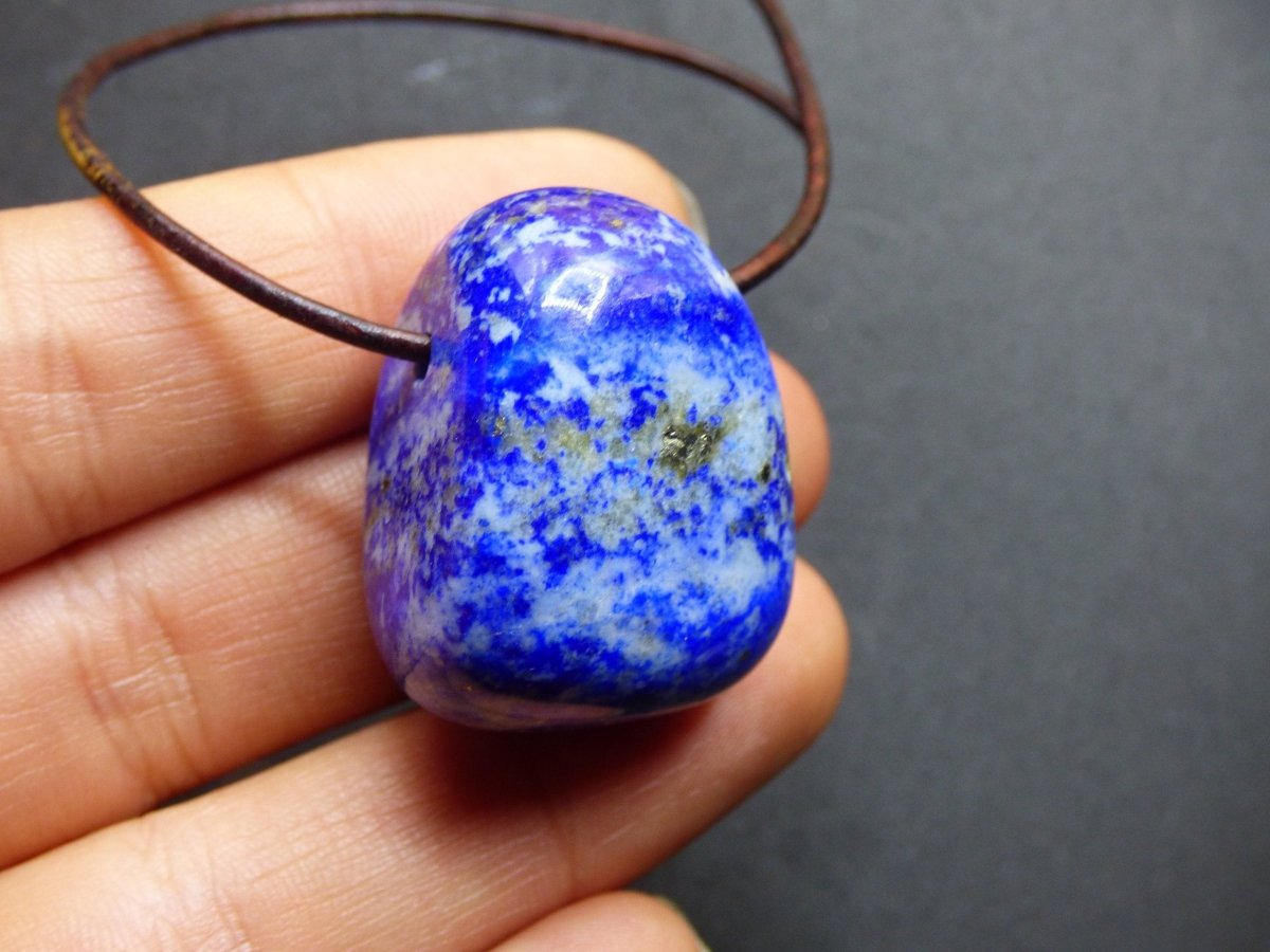 LapisLazuli~ Edelstein Kette blau ~HIPPIE ~GOA ~Boho ~Ethno ~Nature ~Heilstein - Art of Nature Berlin