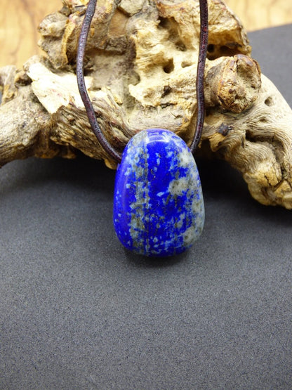 LapisLazuli~ Edelstein Kette blau ~HIPPIE ~GOA ~Boho ~Ethno ~Nature ~Heilstein - Art of Nature Berlin