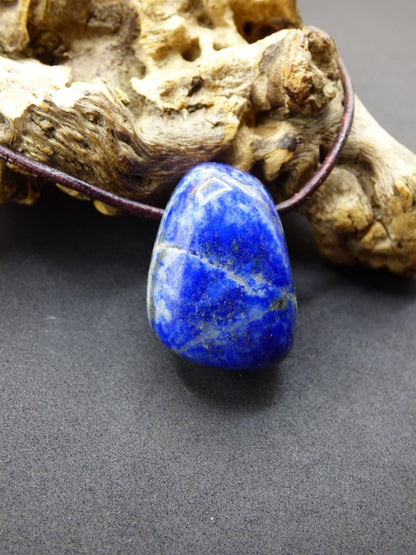 LapisLazuli~ Edelstein Kette blau ~HIPPIE ~GOA ~Boho ~Ethno ~Nature ~Heilstein - Art of Nature Berlin