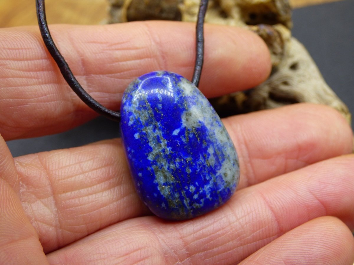 LapisLazuli~ Edelstein Kette blau ~HIPPIE ~GOA ~Boho ~Ethno ~Nature ~Heilstein - Art of Nature Berlin