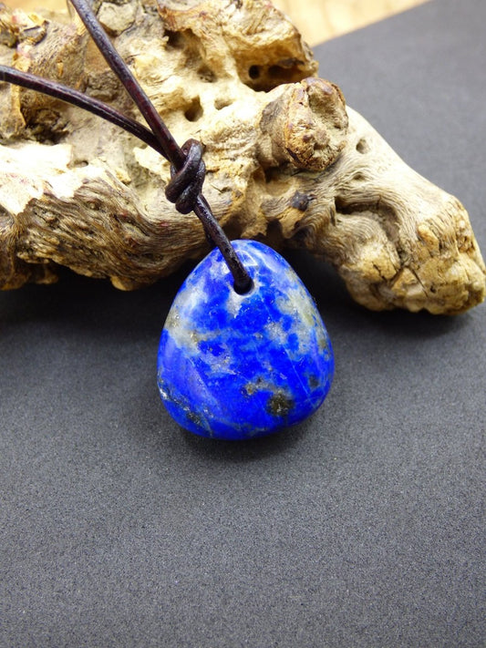 LapisLazuli~ Edelstein Kette blau ~HIPPIE ~GOA ~Boho ~Ethno ~Nature ~Heilstein - Art of Nature Berlin