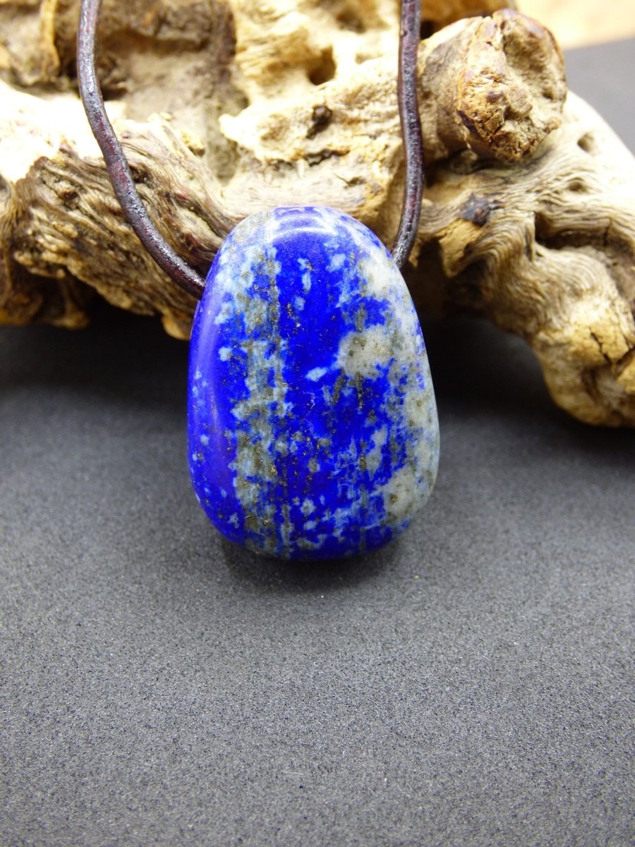 LapisLazuli~ Edelstein Kette blau ~HIPPIE ~GOA ~Boho ~Ethno ~Nature ~Heilstein - Art of Nature Berlin