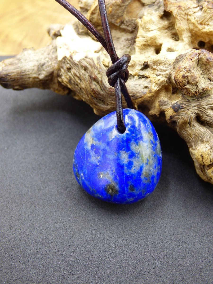 LapisLazuli~ Edelstein Kette blau ~HIPPIE ~GOA ~Boho ~Ethno ~Nature ~Heilstein - Art of Nature Berlin