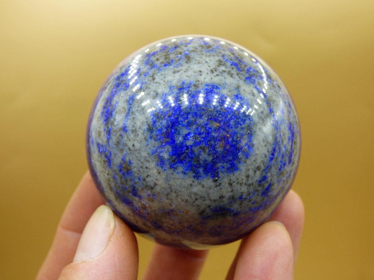 LapisLazuli - Edelstein Kugel Deko Sphere Massage Kristall Spielkugel Meditation Heilstein Frau Mann Geschenk Er Sie Haus Energie Traum Wohn - Art of Nature Berlin