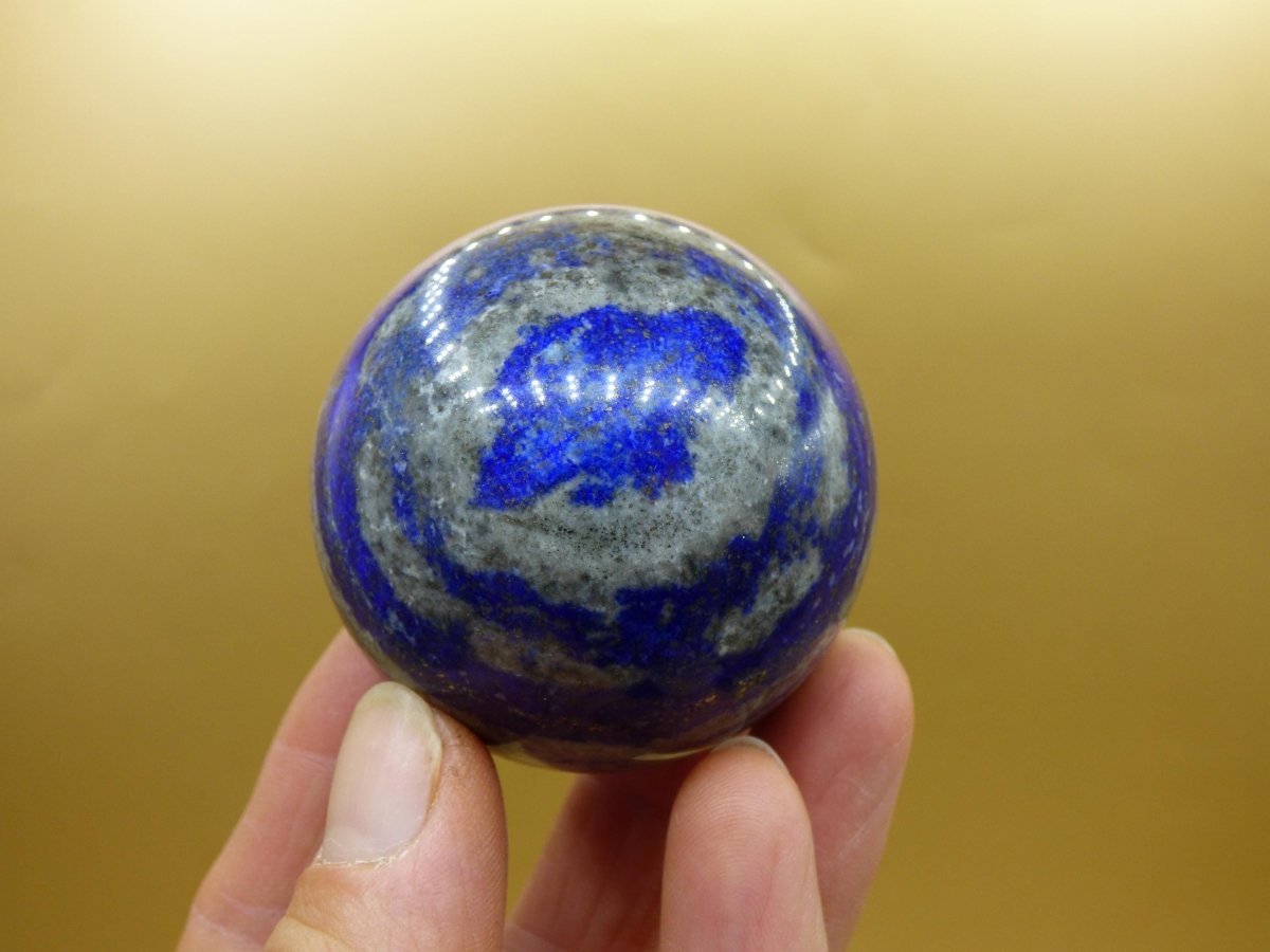 LapisLazuli - Edelstein Kugel Deko Sphere Massage Kristall Spielkugel Meditation Heilstein Frau Mann Geschenk Er Sie Haus Energie Traum Wohn - Art of Nature Berlin