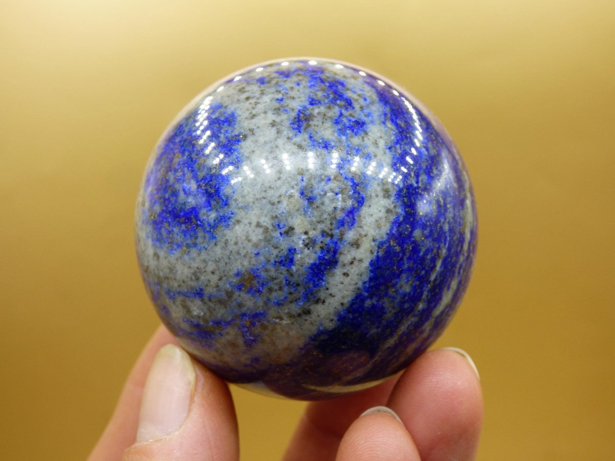LapisLazuli - Edelstein Kugel Deko Sphere Massage Kristall Spielkugel Meditation Heilstein Frau Mann Geschenk Er Sie Haus Energie Traum Wohn - Art of Nature Berlin