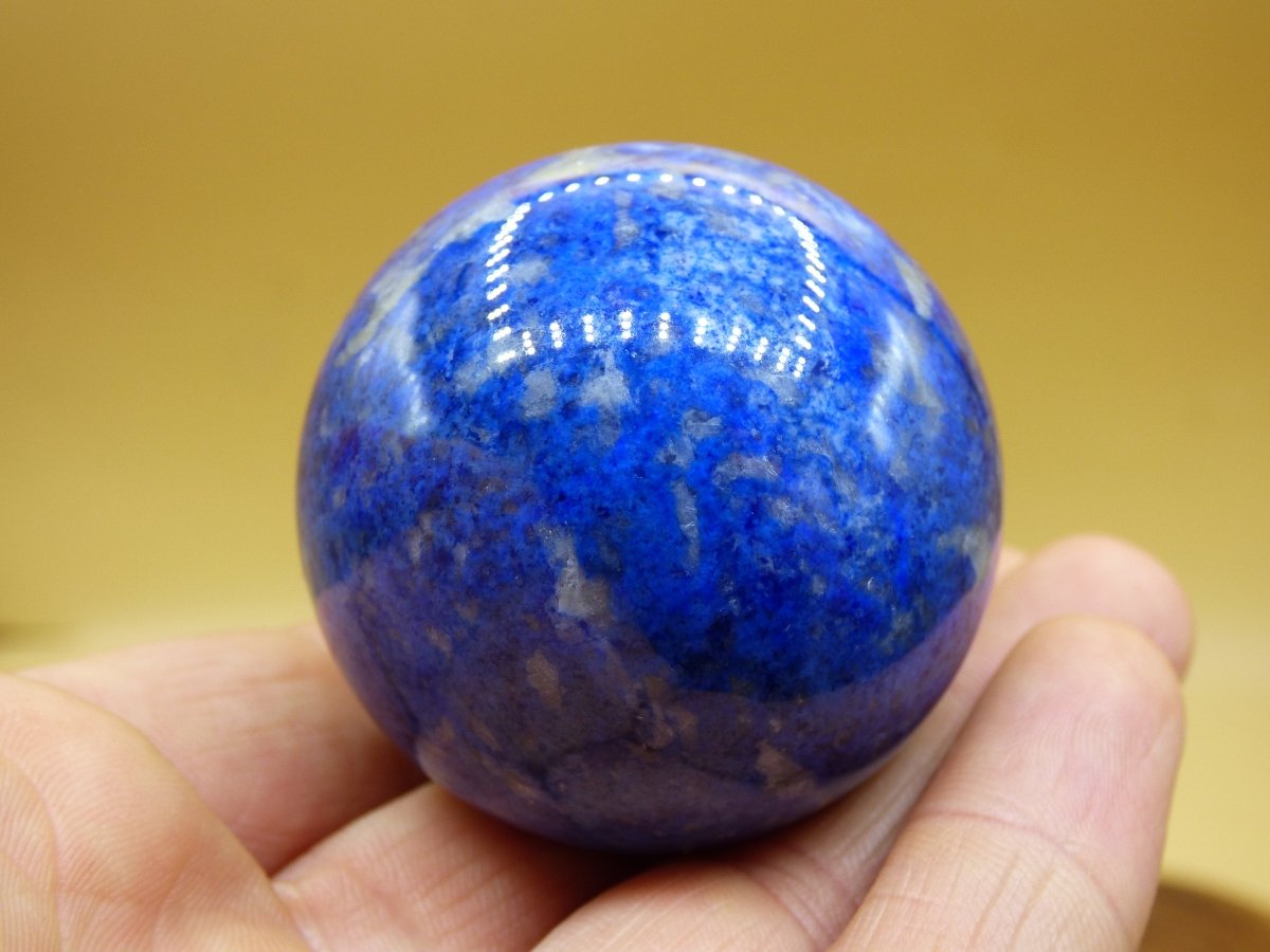 LapisLazuli ~ Magische Edelstein Kugel Massage & Deko Sphere Crystal Spielkugel Meditation ~HIPPIE ~GOA ~Boho ~Ethno ~Heilstein ~Naturschatz - Art of Nature Berlin