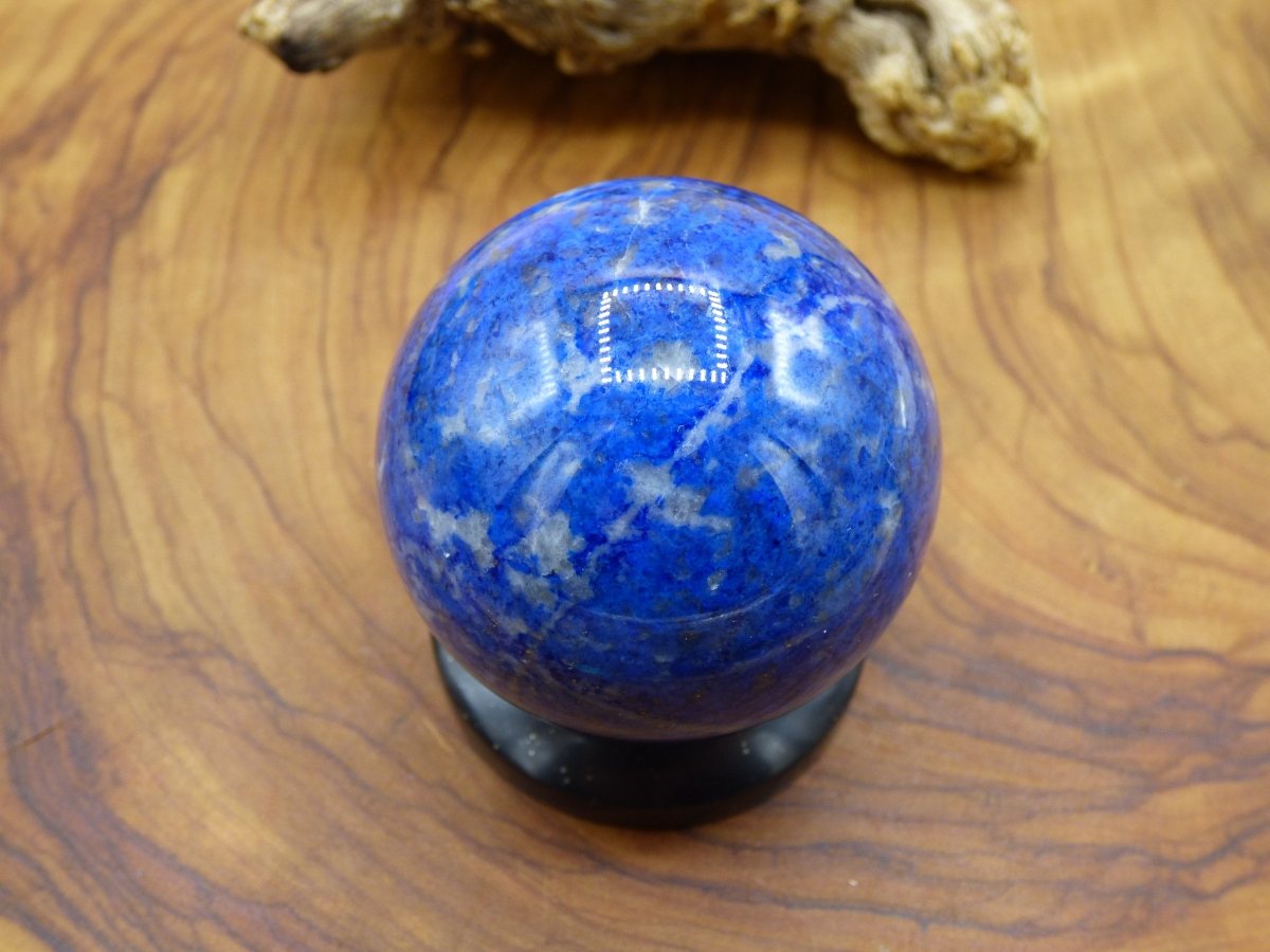 LapisLazuli ~ Magische Edelstein Kugel Massage & Deko Sphere Crystal Spielkugel Meditation ~HIPPIE ~GOA ~Boho ~Ethno ~Heilstein ~Naturschatz - Art of Nature Berlin