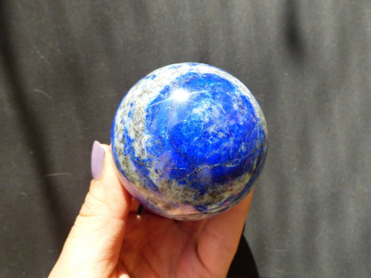 LapisLazuli ~ Magische Edelstein Kugel Massage & Deko Sphere Crystal Spielkugel Meditation ~HIPPIE ~GOA ~Boho ~Ethno ~Heilstein ~Naturschatz - Art of Nature Berlin