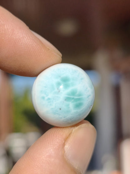 Larimar AA ~ Edelstein Kugel blau Deko Sphere Kristall HIPPIE GOA Boho Ethno Nature Heilstein Natur Sammler Mineral Geschenk Meer Himmel - Art of Nature Berlin