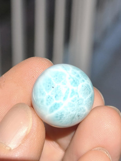 Larimar AAA - Edelstein Kugel blau Deko Sphere Kristall Geschenk blau Natur Heilstein Natur Sammler Mineral Geschenk Meer Himmel - Art of Nature Berlin