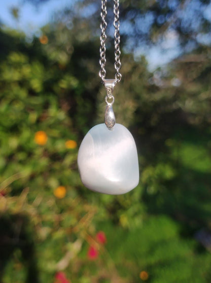 Larimar "Atlantis Stone"~ Edelstein Kette 925 Sterling Silber Öse ~HIPPIE GOA Boho Tibet Ethno Nature Heilstein Rarität Meerblau Himmel - Art of Nature Berlin