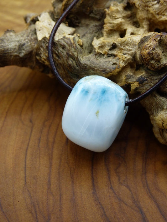 Larimar "Atlantis Stone" ~ Edelstein Kette ~HIPPIE ~GOA ~Boho ~Ethno ~Nature ~Heilstein - Art of Nature Berlin