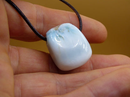 Larimar "Atlantis Stone" ~ Edelstein Kette ~HIPPIE ~GOA ~Boho ~Ethno ~Nature ~Heilstein - Art of Nature Berlin