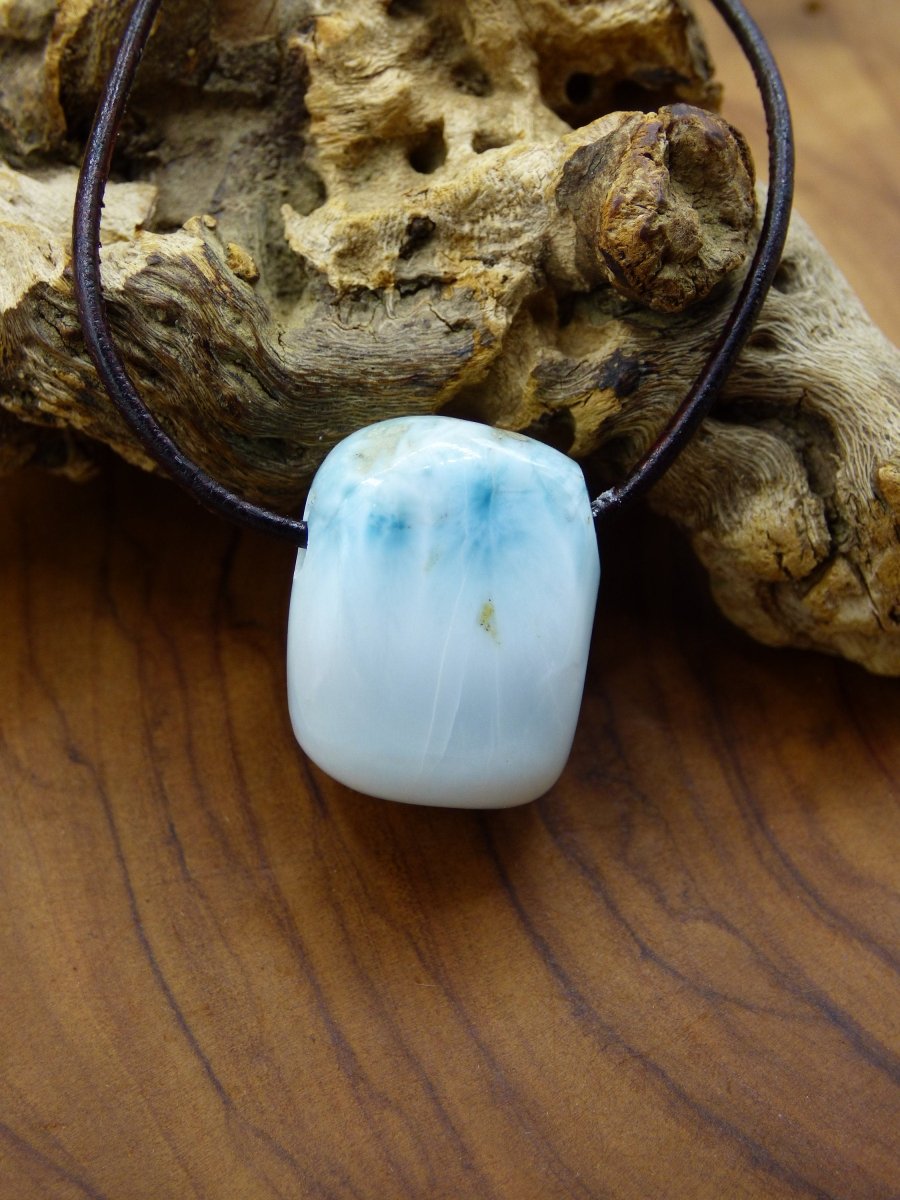 Larimar "Atlantis Stone" ~ Edelstein Kette ~HIPPIE ~GOA ~Boho ~Ethno ~Nature ~Heilstein - Art of Nature Berlin