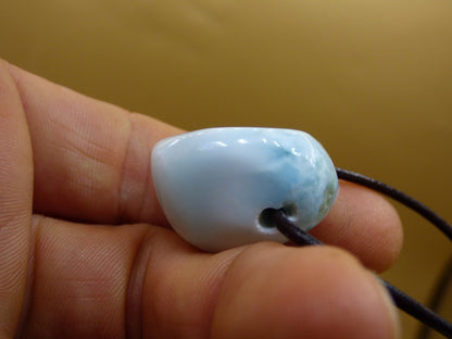 Larimar "Atlantis Stone" ~ Edelstein Kette ~HIPPIE ~GOA ~Boho ~Ethno ~Nature ~Heilstein - Art of Nature Berlin