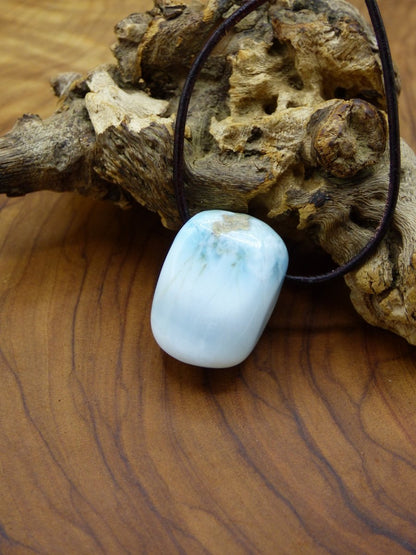 Larimar "Atlantis Stone" ~ Edelstein Kette ~HIPPIE ~GOA ~Boho ~Ethno ~Nature ~Heilstein - Art of Nature Berlin