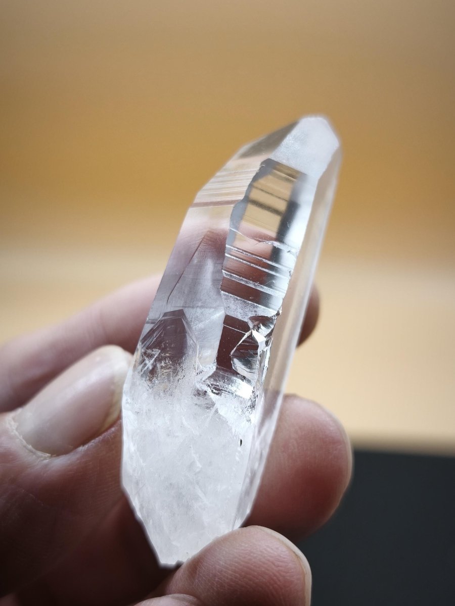 Lemurian Quarz Kristall Spitze Sammler Stufe Rarität Edelstein Deko Heilstein Mineral Kollektion Energie Natur Unikat Brasilien - Art of Nature Berlin