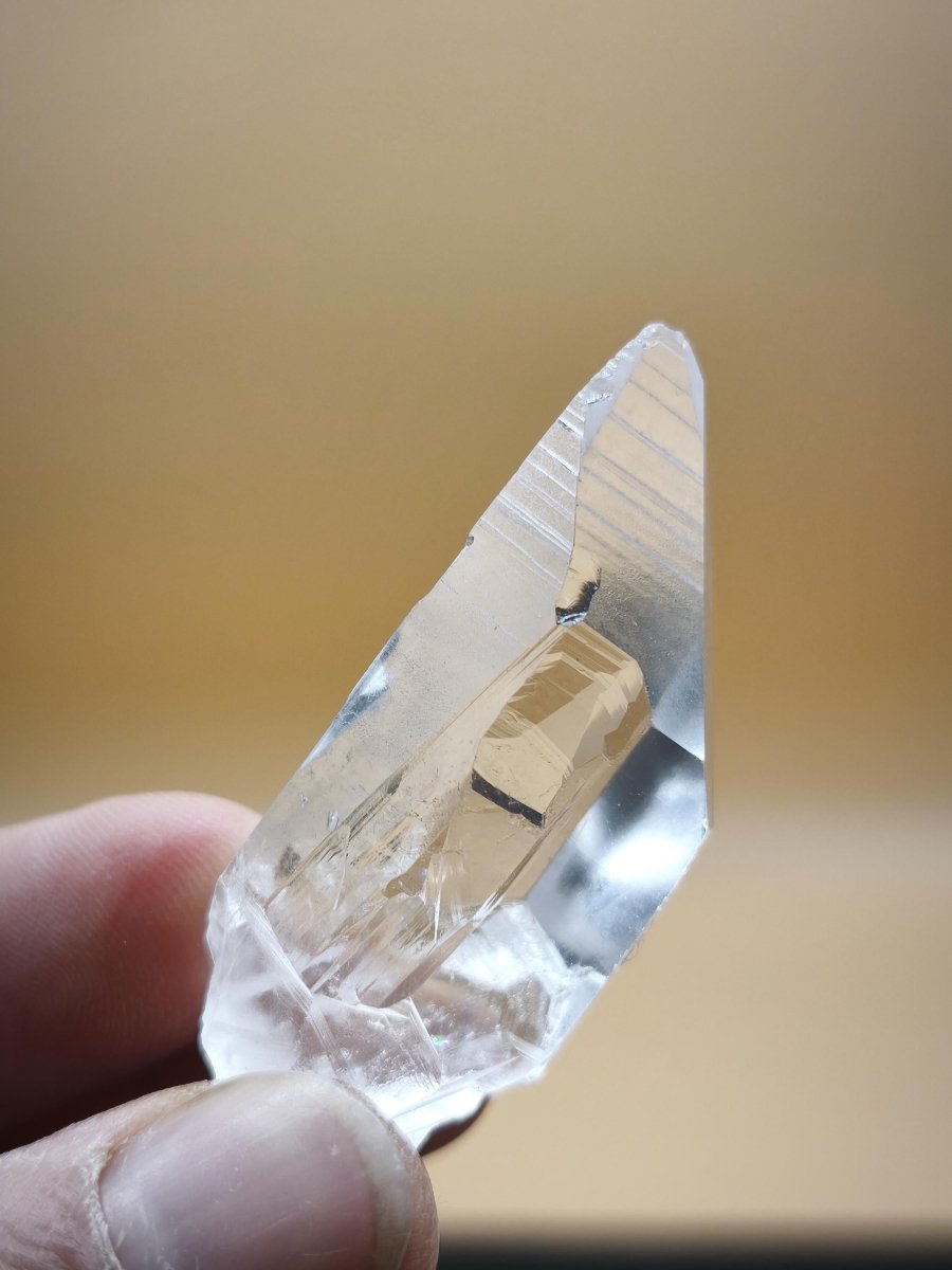 Lemurian Quarz Kristall Spitze Sammler Stufe Rarität Edelstein Deko Heilstein Mineral Kollektion Energie Natur Unikat Brasilien - Art of Nature Berlin