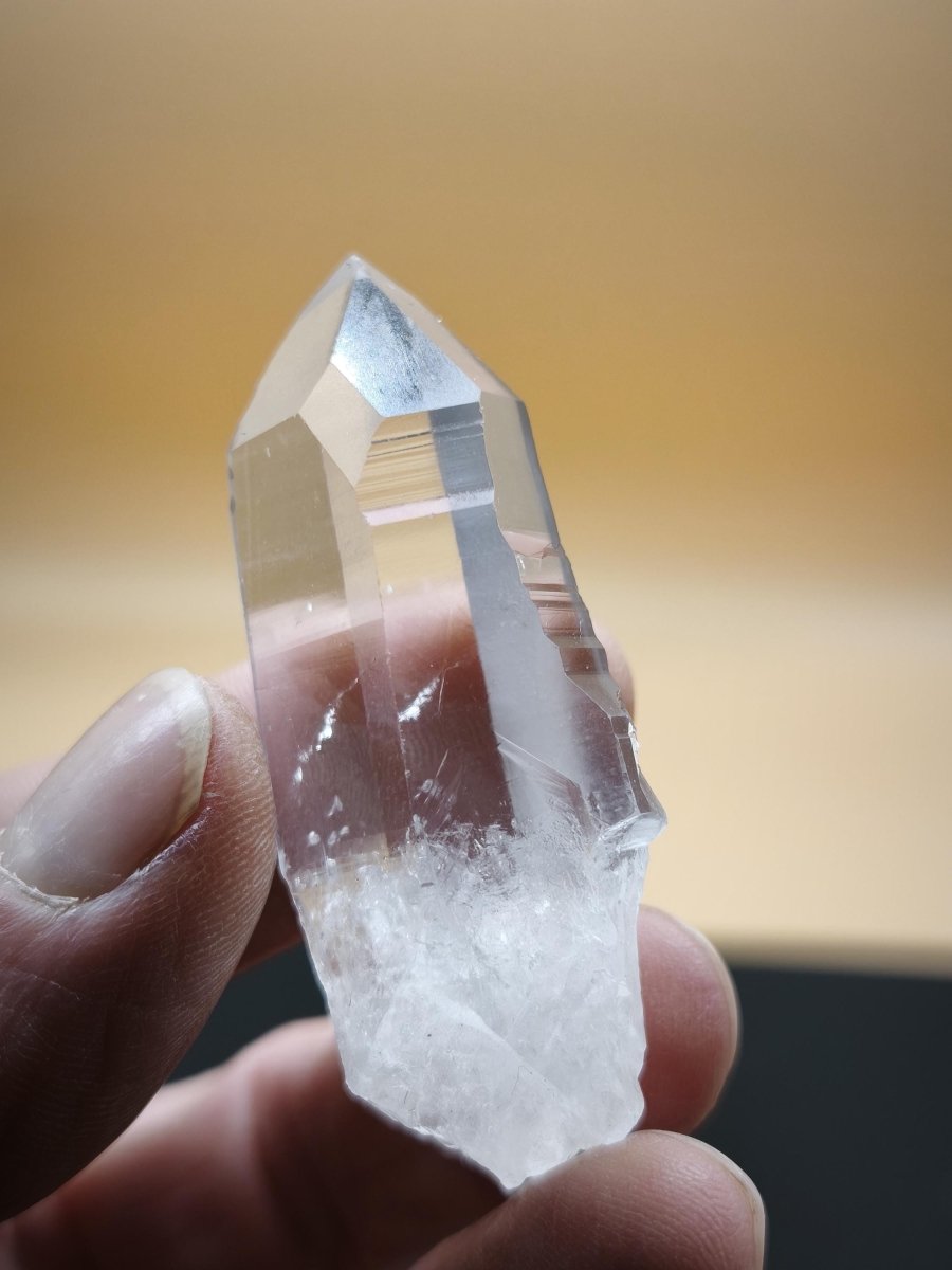 Lemurian Quarz Kristall Spitze Sammler Stufe Rarität Edelstein Deko Heilstein Mineral Kollektion Energie Natur Unikat Brasilien - Art of Nature Berlin