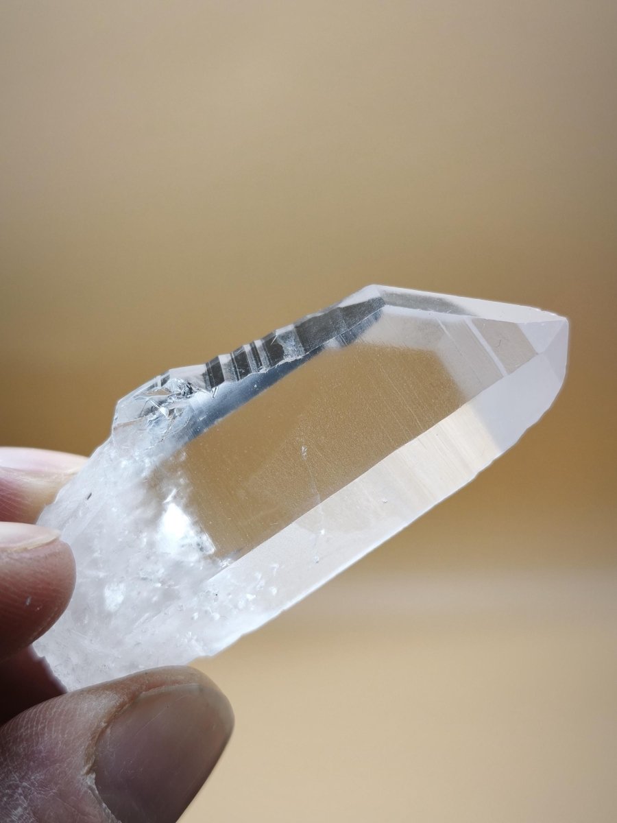 Lemurian Quarz Kristall Spitze Sammler Stufe Rarität Edelstein Deko Heilstein Mineral Kollektion Energie Natur Unikat Brasilien - Art of Nature Berlin