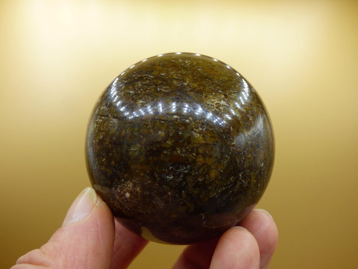 Leoparden Opal - Neuer Fund Rarität Edelstein Kugel Deko selten Massage Sphere Kristall Geschenk Er Sie Mann Frau Ethno Heilstein - Art of Nature Berlin