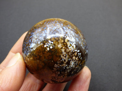 Leoparden Opal - Neuer Fund Rarität Edelstein Kugel Deko selten Massage Sphere Kristall Geschenk Er Sie Mann Frau Ethno Heilstein - Art of Nature Berlin