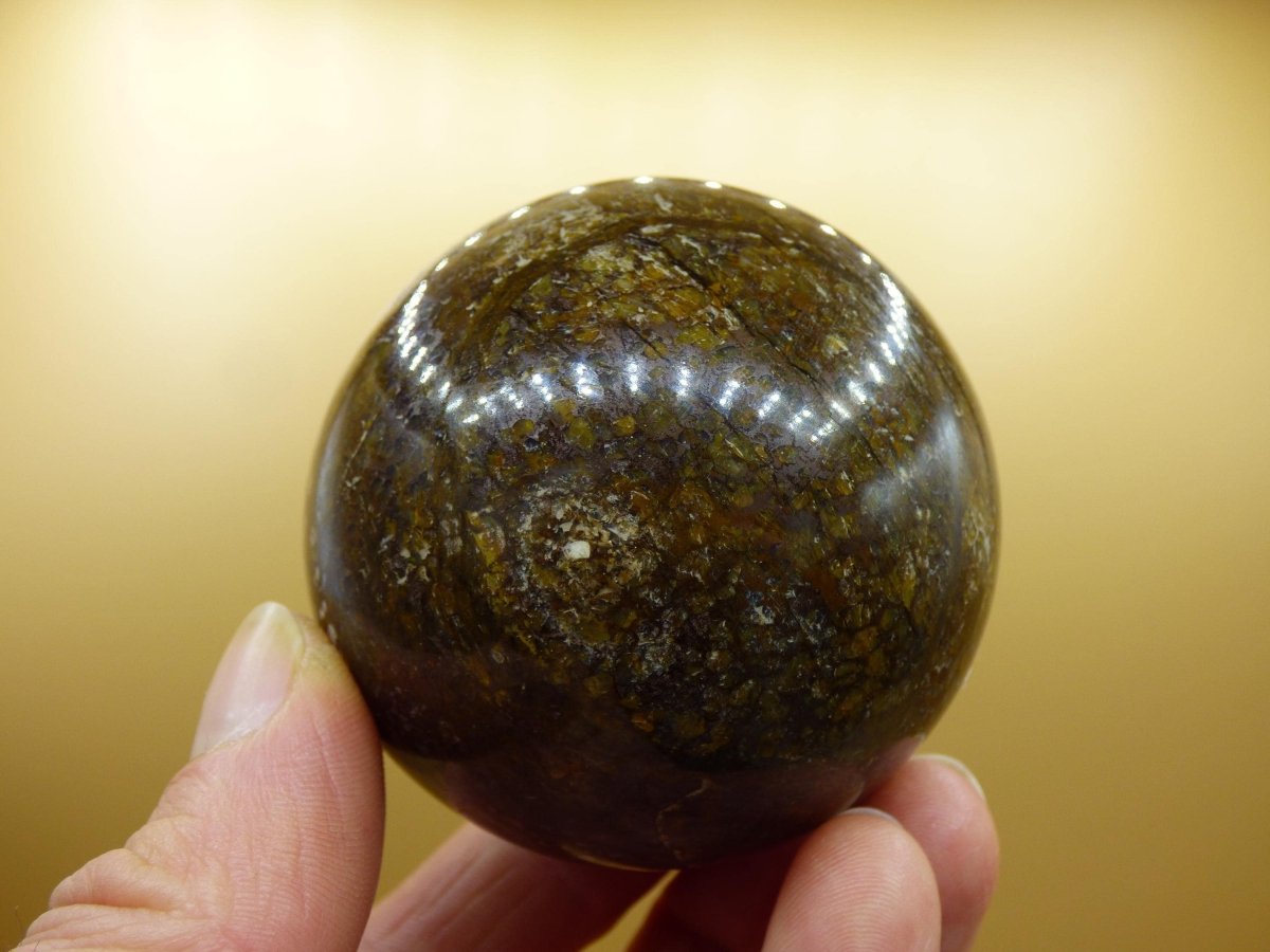 Leoparden Opal - Neuer Fund Rarität Edelstein Kugel Deko selten Massage Sphere Kristall Geschenk Er Sie Mann Frau Ethno Heilstein - Art of Nature Berlin