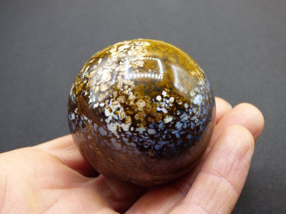 Leoparden Opal - Neuer Fund Rarität Edelstein Kugel Deko selten Massage Sphere Kristall Geschenk Er Sie Mann Frau Ethno Heilstein - Art of Nature Berlin