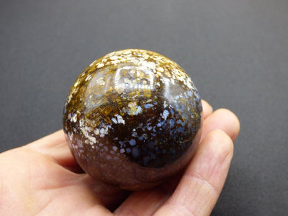 Leoparden Opal - Neuer Fund Rarität Edelstein Kugel Deko selten Massage Sphere Kristall Geschenk Er Sie Mann Frau Ethno Heilstein - Art of Nature Berlin