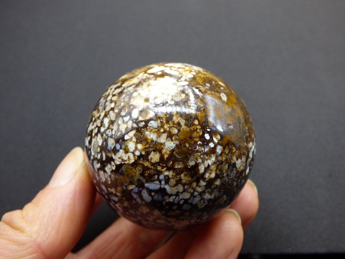 Leoparden Opal - Neuer Fund Rarität Edelstein Kugel Deko selten Massage Sphere Kristall Geschenk Er Sie Mann Frau Ethno Heilstein - Art of Nature Berlin