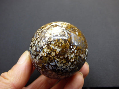 Leoparden Opal - Neuer Fund Rarität Edelstein Kugel Deko selten Massage Sphere Kristall Geschenk Er Sie Mann Frau Ethno Heilstein - Art of Nature Berlin