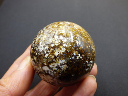 Leoparden Opal - Neuer Fund Rarität Edelstein Kugel Deko selten Massage Sphere Kristall Geschenk Er Sie Mann Frau Ethno Heilstein - Art of Nature Berlin