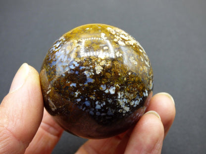 Leoparden Opal - Neuer Fund Rarität Edelstein Kugel Deko selten Massage Sphere Kristall Geschenk Er Sie Mann Frau Ethno Heilstein - Art of Nature Berlin