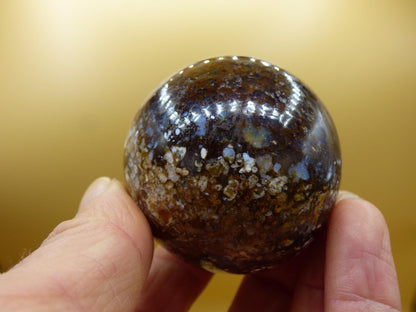 Leoparden Opal - Neuer Fund Rarität Edelstein Kugel Deko selten Massage Sphere Kristall Geschenk Er Sie Mann Frau Ethno Heilstein - Art of Nature Berlin