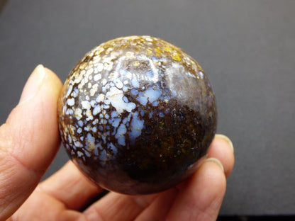 Leoparden Opal - Neuer Fund Rarität Edelstein Kugel Deko selten Massage Sphere Kristall Geschenk Er Sie Mann Frau Ethno Heilstein - Art of Nature Berlin