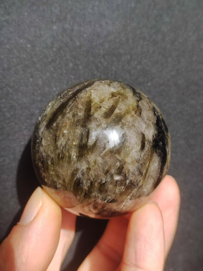 Lepidolith / Grün Mica Glimmer Effekt - Edelstein Kugel Natur Heilstein Deko Sphere Kristall Geschenk Er Sie Haus Sammler Rarität Schimmer - Art of Nature Berlin