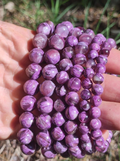 Lepidolith lila Mica - Edelstein Armband Rarität edel hochwertig Damen Schmuck Geschenk Frau Mann natur Hippie Ethno Vintage schimmer violet - Art of Nature Berlin