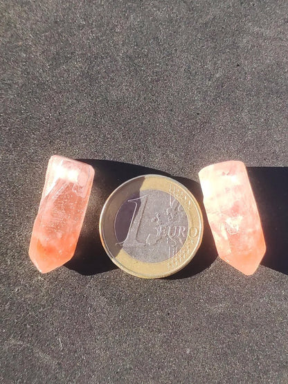 Lithiumquarz Spitze geschliffen - Edelstein Kette klar Heilstein Schutz Glück Mann Frau Er Sie Freund Glück HIPPIE Rarität Geschenk Unikat - Art of Nature Berlin