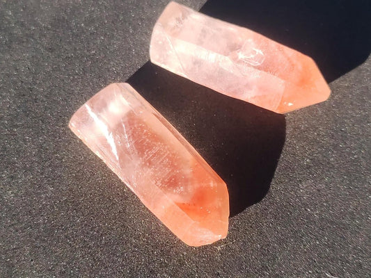 Lithiumquarz Spitze geschliffen - Edelstein Kette klar Heilstein Schutz Glück Mann Frau Er Sie Freund Glück HIPPIE Rarität Geschenk Unikat - Art of Nature Berlin