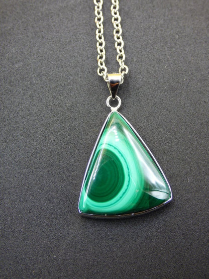 Malachit - 925 Sterling Silber Edelstein Kette Natur blau Rarität Heilstein Kristall Mann Frau Er Sie Geschenk Freund Bruder - Art of Nature Berlin