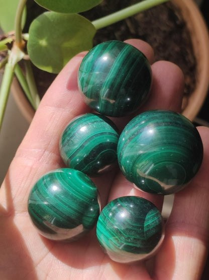 Malachit - Edelstein Kugel grün Natur Heilstein Geschenk Deko Sphere Kristall Spielkugel Meditation Geschenk Er Sie Freund Haus Energie - Art of Nature Berlin