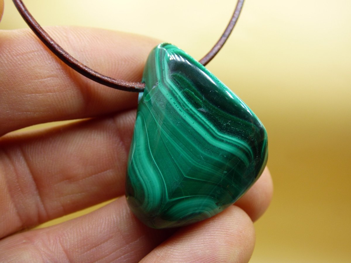 Malachit ~Edelsteinkette ~HIPPIE ~GOA ~Boho ~Ethno ~Nature ~Heilstein - Art of Nature Berlin