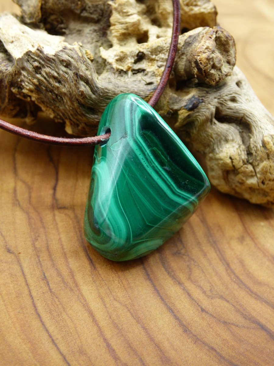 Malachit ~Edelsteinkette ~HIPPIE ~GOA ~Boho ~Ethno ~Nature ~Heilstein - Art of Nature Berlin