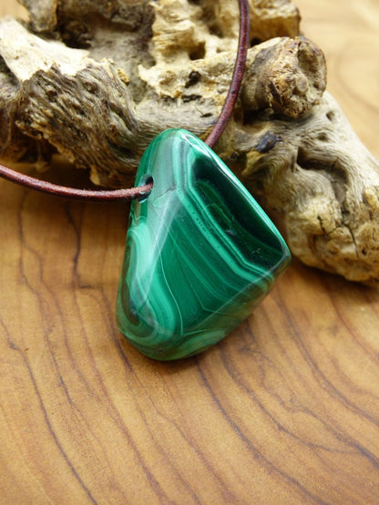 Malachit ~Edelsteinkette ~HIPPIE ~GOA ~Boho ~Ethno ~Nature ~Heilstein - Art of Nature Berlin