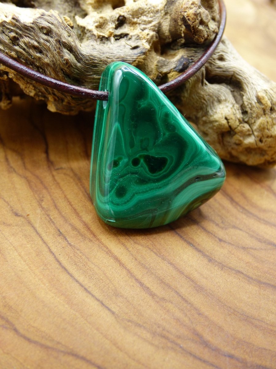 Malachit ~Edelsteinkette ~HIPPIE ~GOA ~Boho ~Ethno ~Nature ~Heilstein - Art of Nature Berlin